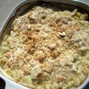 chicken crumble with toasted almonds