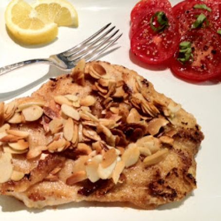 Lemon and Butter Red Snapper with Almonds
