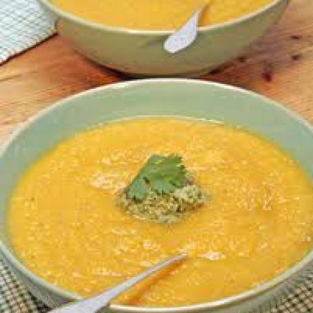 Roasted Winter Squash and Apple Soup