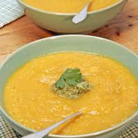 Roasted Winter Squash and Apple Soup