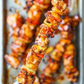 BBQ PINEAPPLE CHICKEN KABOBS