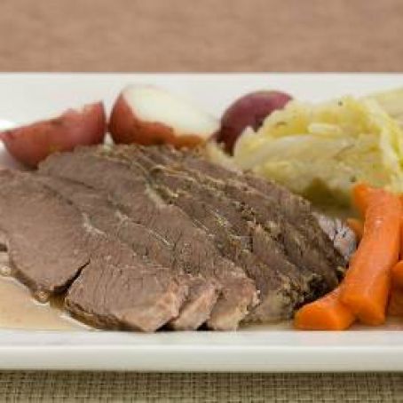 New England–Style Home-Corned Beef and Cabbage