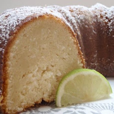 Lime Coconut Pound Cake