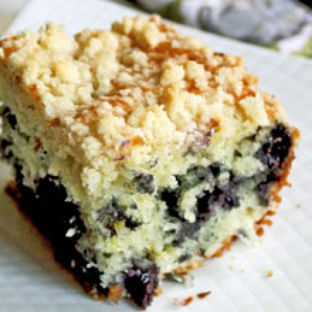 Vegan Blueberry Streusel Cake