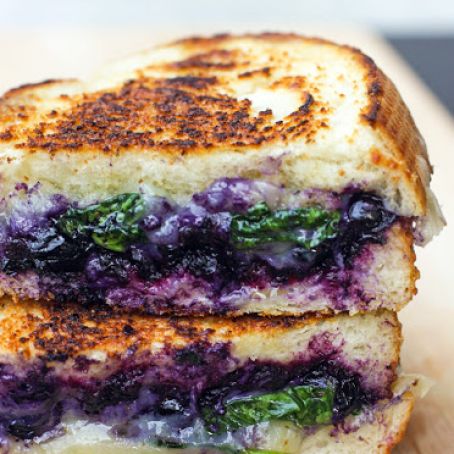 Balsamic Blueberry Grilled Cheese Sandwich