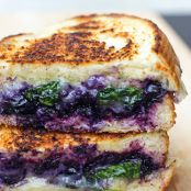 Balsamic Blueberry Grilled Cheese Sandwich