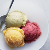 Avocado Cilantro Sherbet