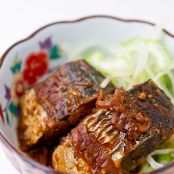 MISO MACKEREL WITH SPICY MUSTARD SALAD