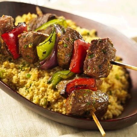 Moroccan-Style Beef Brochettes