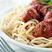 Healthy Spaghetti and Meatballs