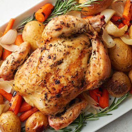 Slow-Cooker Roast Chicken