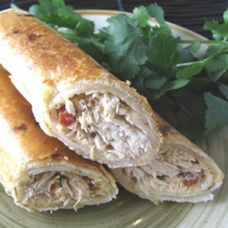 Shredded Chicken Taquitos