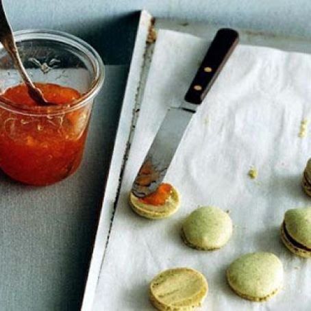 PISTACHIO-CARDAMOM MACARONS