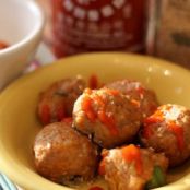 Turkey Sriracha Meatballs