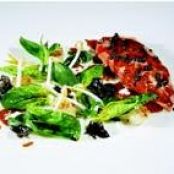 Breast of Duckling with Seaweed Salt and Vegetable Scallops