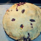 Cherry-Berry Peach Pie Recipe (from tasteofhome.com)