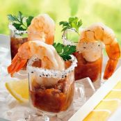 Margarita Shot-Glass Shrimp