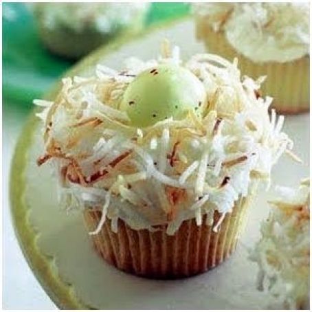 Easter Egg Nest Cupcakes