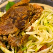 Soft-Shell Crabs With Fennel-Green Apple Slaw