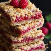 Raspberry Crumb Bars