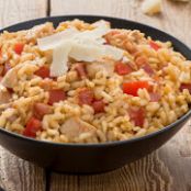 Baked Chicken and Risotto