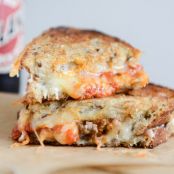 Spicy Mini Meatball Grilled Cheese
