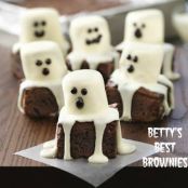 Halloween: Spooky Boo Brownies
