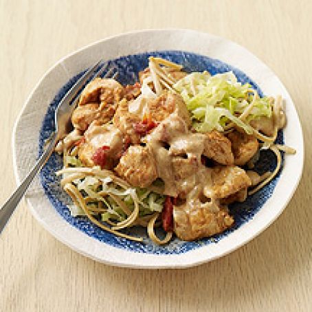 CHICKEN PAPRIKA WITH NOODLES
