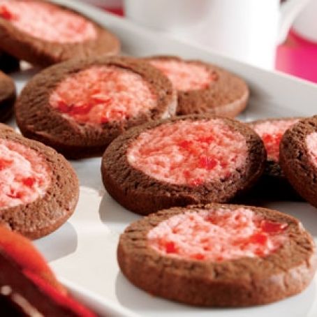 Chocolate-Cherry Slice 'N' Bake Cookies