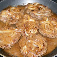 Hamburger Steaks with Onions