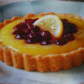 Cranberry-Topped Lemon Tarts