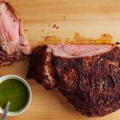 Paprika Roast Leg of Lamb with Mint Sauce