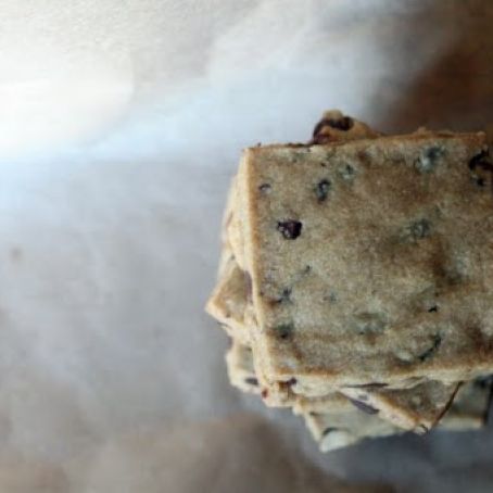 Espresso Chocolate Chip Shortbread Cookies