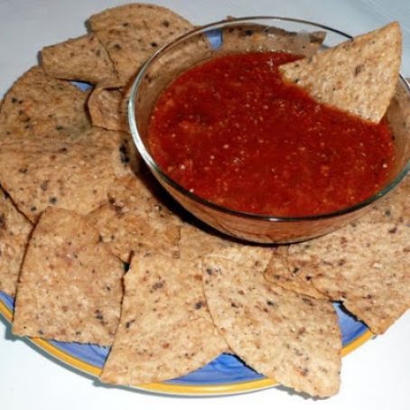 Chipotle Salsa with Roasted Tomatillos