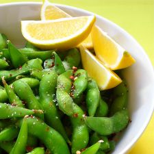 Spicy Edamame with Lemon