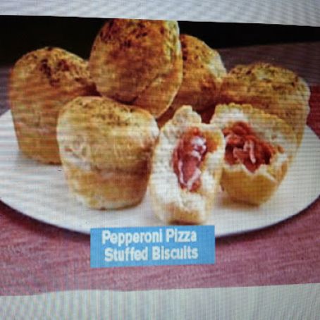 Pepperoni Pizza Stuffed Biscuits