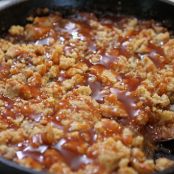 Salted Caramel Apple Crumble