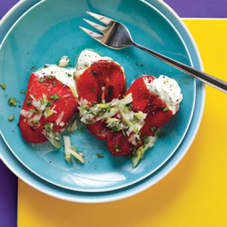 Piquillo Peppers Stuffed with Goat Cheese