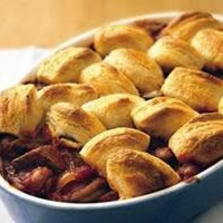 Beef Burgundy with Biscuits