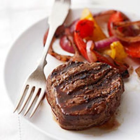Grilled Steak and Peppers