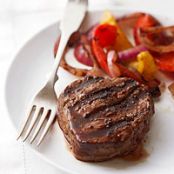 Grilled Steak and Peppers
