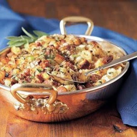Sausage, Cornbread & Chestnut Dressing