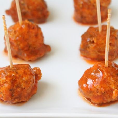 Low Carb Buffalo Ranch Chicken Meatballs