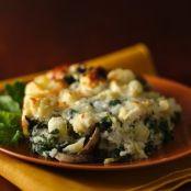 Three-Cheese Spinach and Pasta Bake