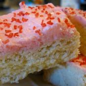 Sugar Cookie Bars with Cream-Cheese Butter Frosting