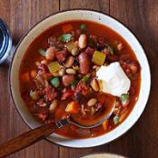 Mexican 16-Bean Tomato and Chorizo Stew