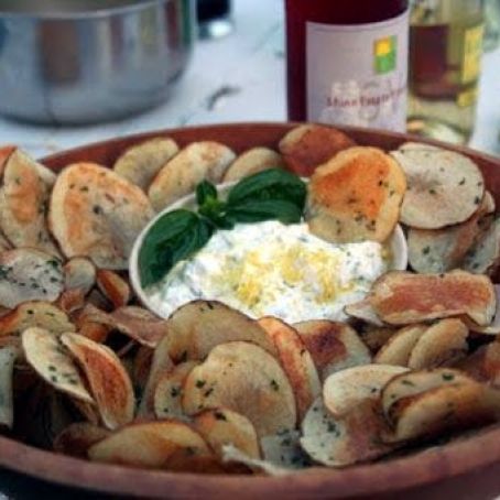 Homemade Potato Chips with Rosemary