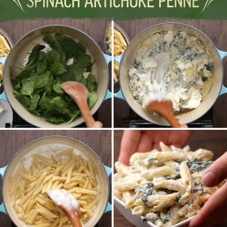 Spinach Artichoke Penne