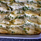 A Pasta for Lovers (Heart-Stuffed Shells in a Ricotta Sauce)