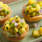 Mango Salsa Appetizer Bites